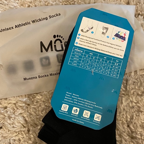 Muezna Compression Athletic No Show Running Socks - Picture 8 of 8